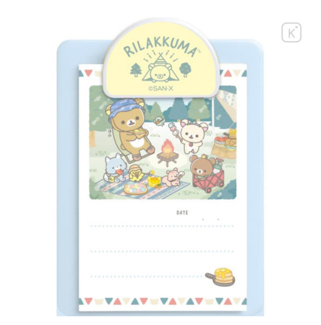 Rilakkuma轻松熊|晚安睡梦系列小文件夹式便签纸 |约110×75mm