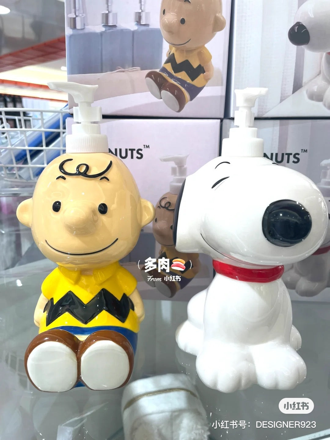 Snoopy|史努比&查理布朗陶瓷洗手液分装瓶|史努比500ml/查理布朗430ml