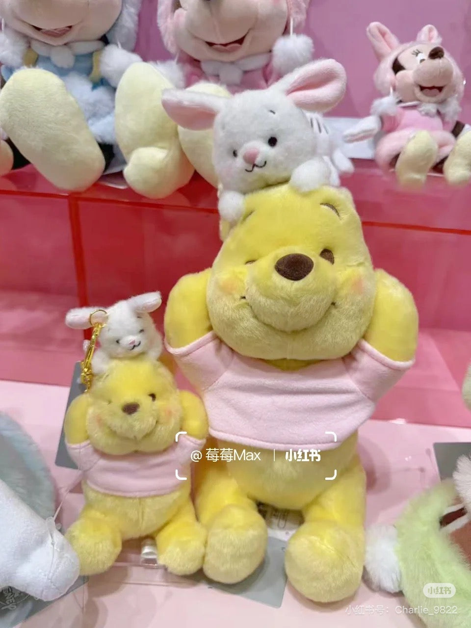 Disney|Spring Style x Winnie thePooh Plush Dolls/Plush Toy| 19.5 x 9.5 x 9cm approx.