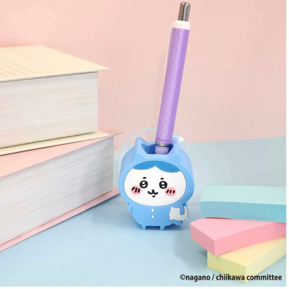 Chiikawa 吉伊卡哇|可吸式防水牙刷架/笔架/桌面收纳架|約H92×W56×D45mm