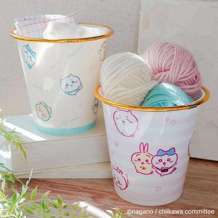 Chiikawa 吉伊卡哇|小型桌面垃圾桶/收纳桶|约直径130xH135mm