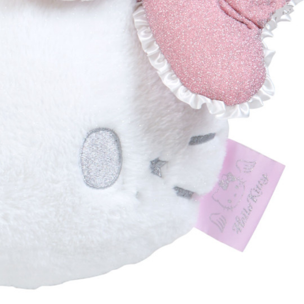 Hello kitty凯蒂猫|Sanrio Original Face-shaped Cushion - Hello Kitty / Angel and Little Devil天使恶魔双面大脸抱枕|约43×18×30cm