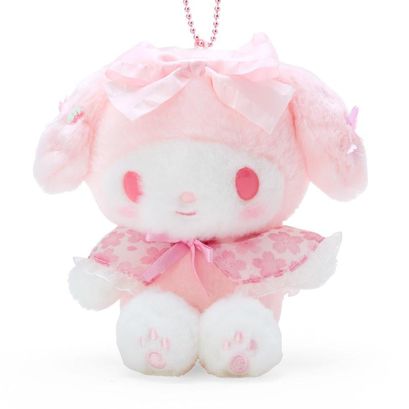 Sanrio|2024樱花爱心限定毛绒挂件/美乐蒂/库洛米/玉桂狗/帕恰狗/凯蒂猫|約幅11×奥行9.5×高さ13.5cm