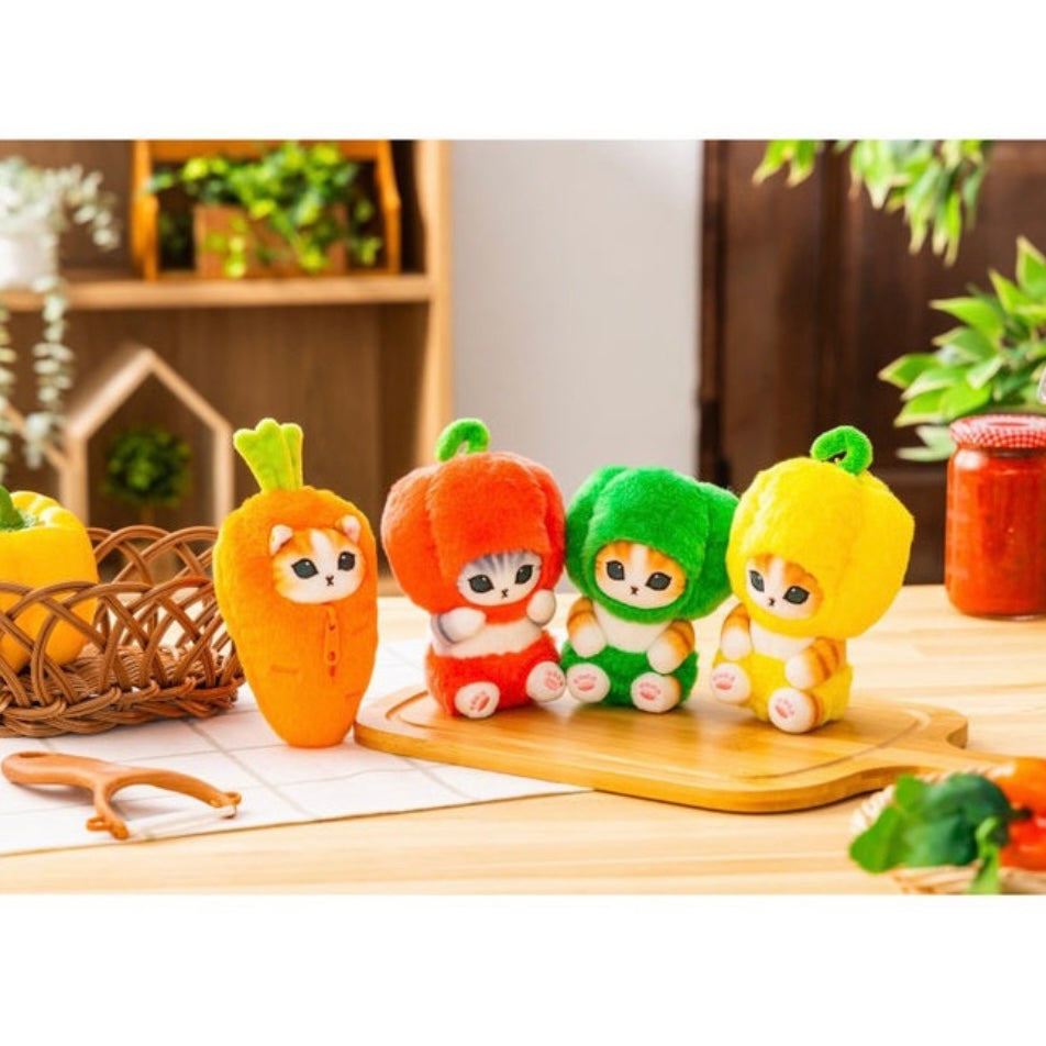 Mofusand|Mofumofu Marche Freshly Harvested Mascot Holder /Plush Keychain|120×90×80mm approx.