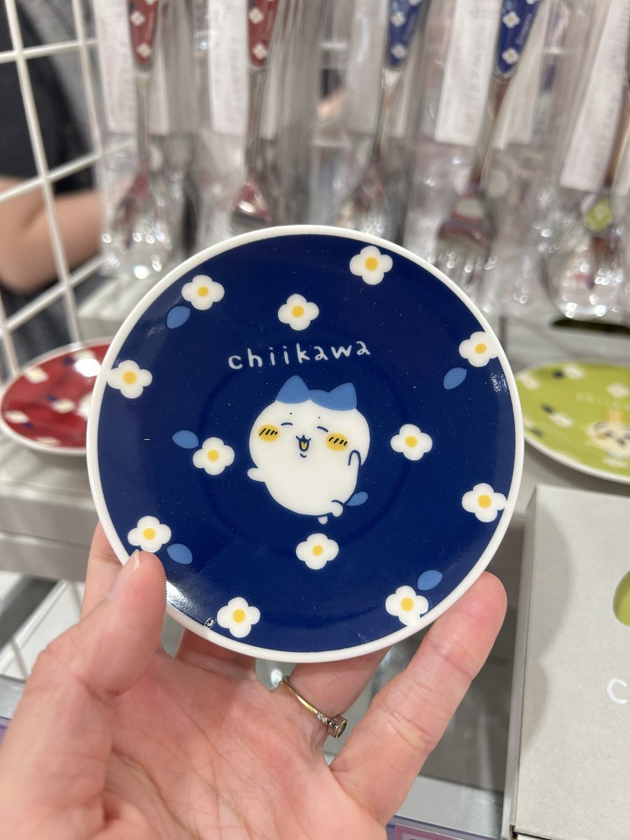 chiikawa|Flower Garden Porcelain Sauce Small Plate |90×15mm approx.