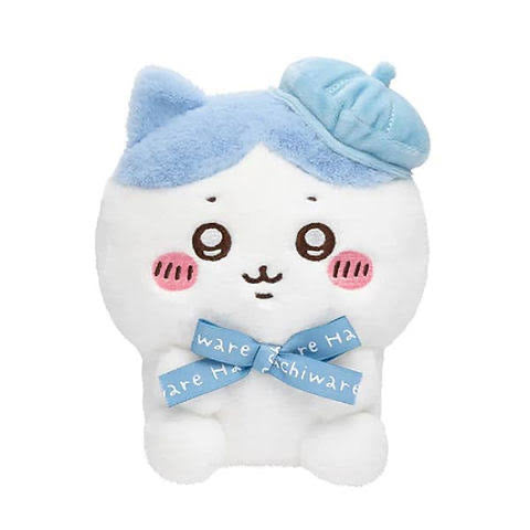 Chiikawa 吉伊卡哇|Sitting Plush Toy /Tokyo Souvenirs贝雷帽可爱坐姿毛绒公仔/玩偶|约H180×W120×D110mm