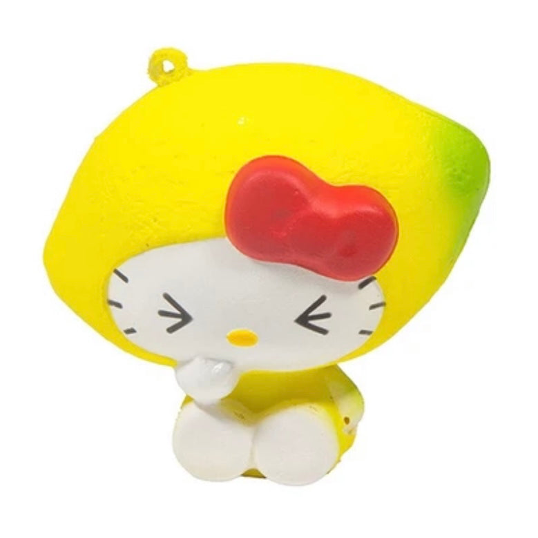 Sanrio|Hello Kitty可捏捏/慢回弹感柠檬头挂件/包挂|约H65×W75×D47mm