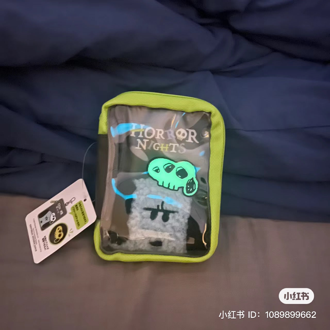 Snoopy|usj万圣节限定史努比透明收纳包/衣服会夜光