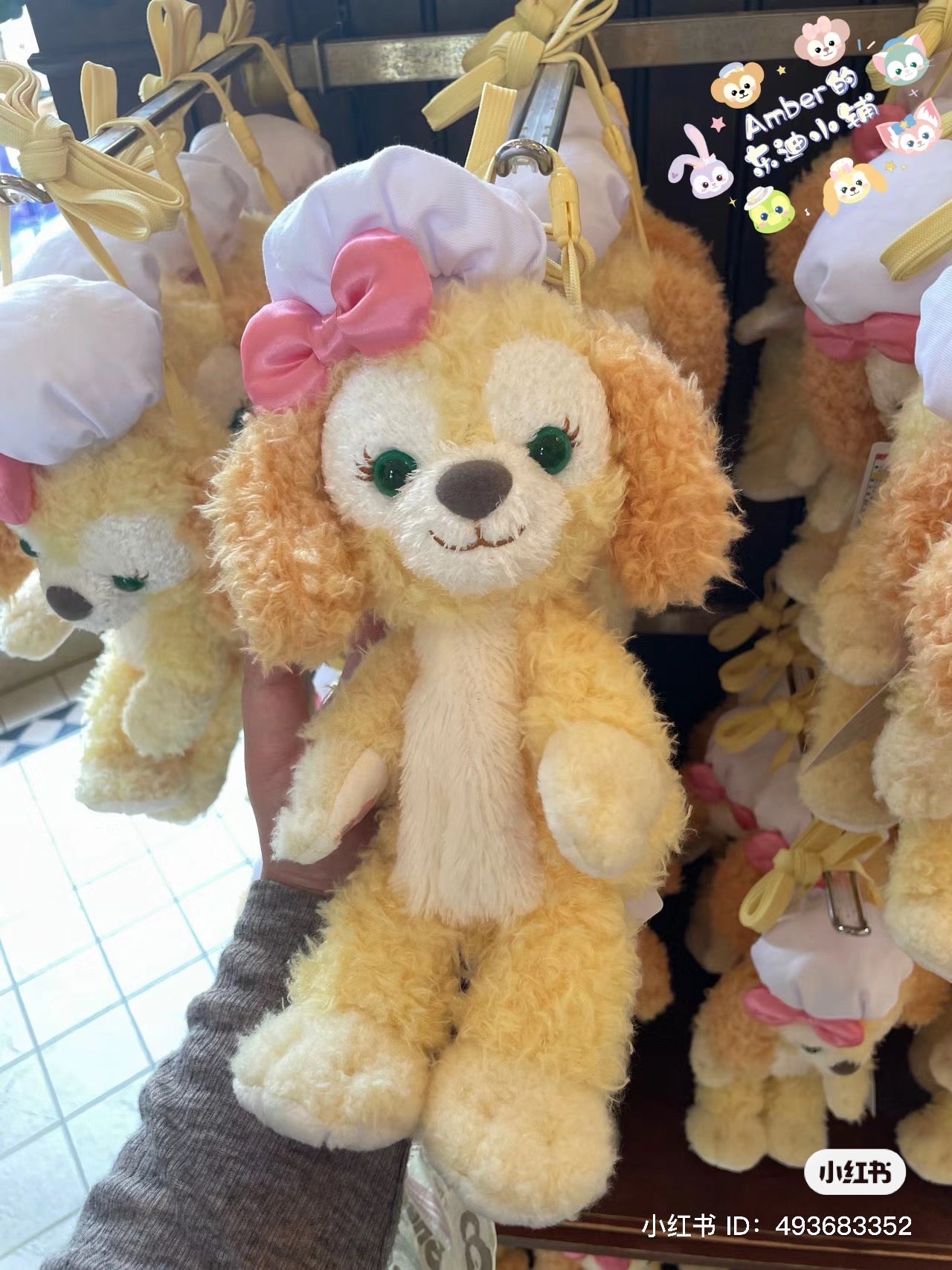 Disney|角色毛绒公仔斜挎包|高约41cm