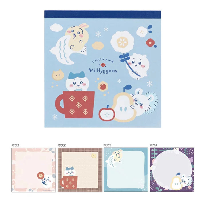 Chiikawa 吉伊卡哇|元日限定四色便签|共4种各25枚
