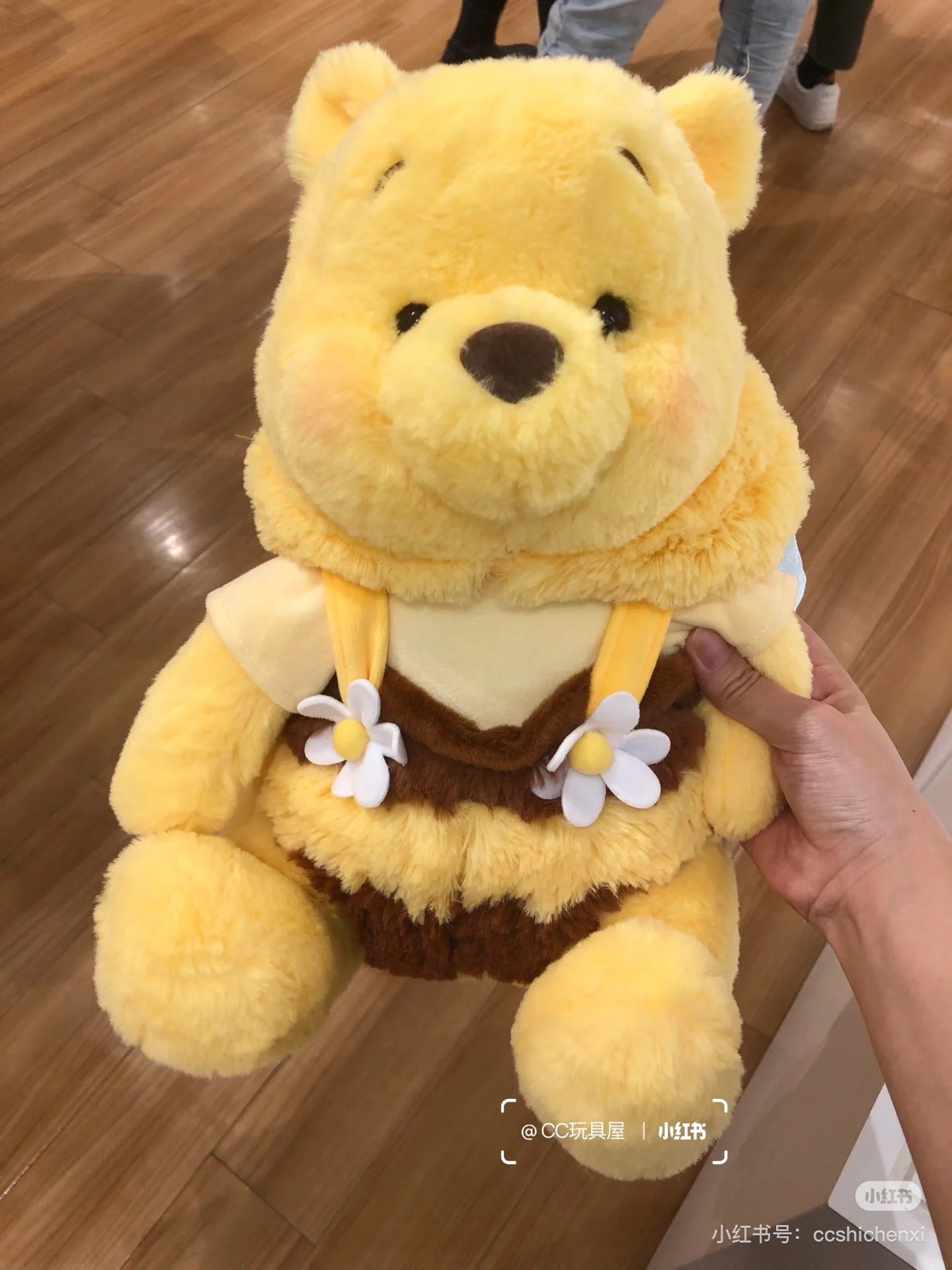 Disney|2024 HONEY DAY 超萌黄色蜜蜂噗噗公仔/玩偶|M約高さ39×幅28×奥行き22cm/S約高さ30×幅21×奥行き20cm