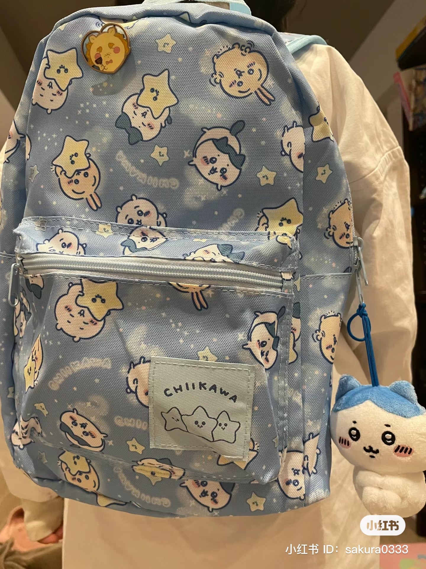 Chiikawa 吉伊卡哇|可爱金边金属徽章盲盒/全12种|1枚入