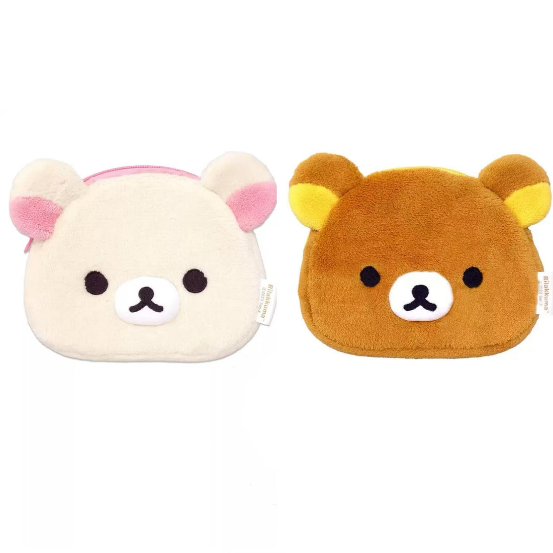 Rilakkuma|Fluffy pouch | 14 x 18 cm approx.