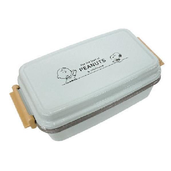 Snoopy|日本制双层双扣耐热饭盒/可洗碗机|上段:約300mL/下段:約365mL