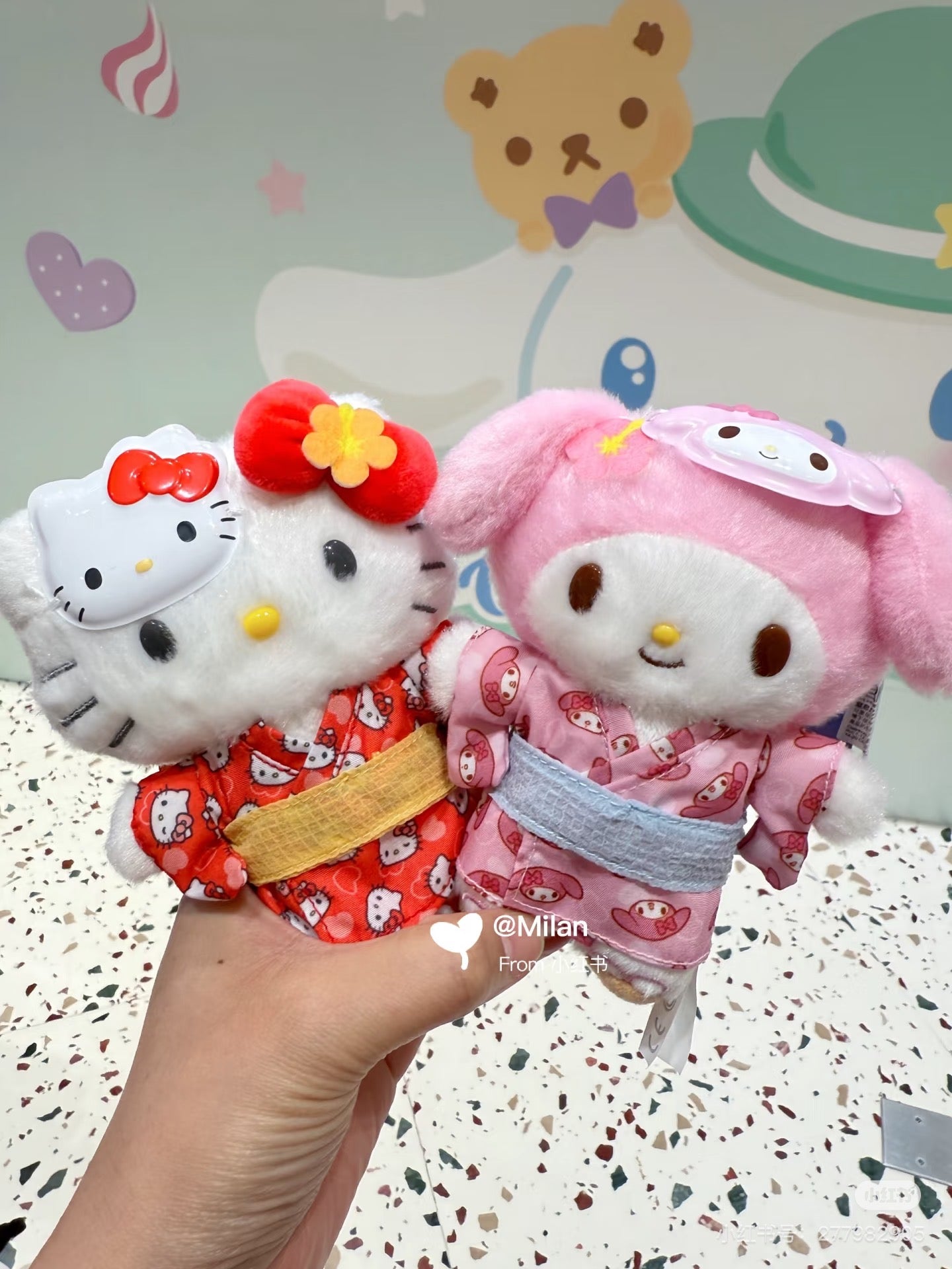 【limit 1】Sanrio|Summer Festival Mascot Holder /Plush Keychain|10×6.5×14cm approx.