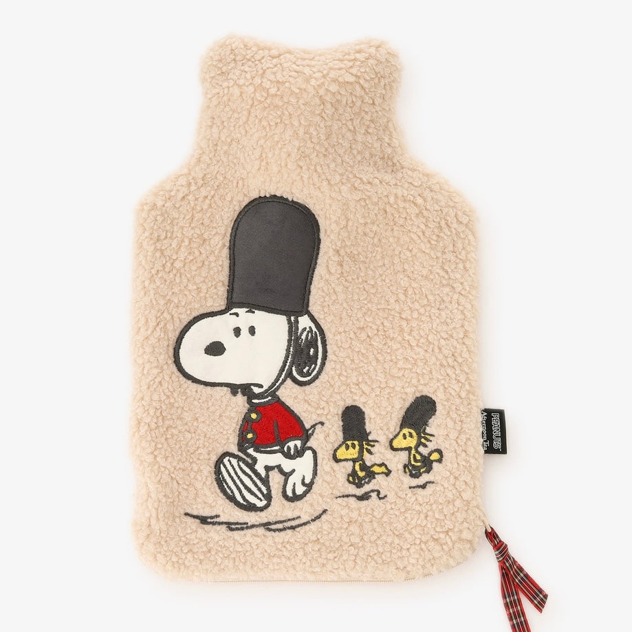 Snoopy|Afternoon Tea英伦风限定羊羔毛感热水袋/含内胆|縦30cm/横19cm