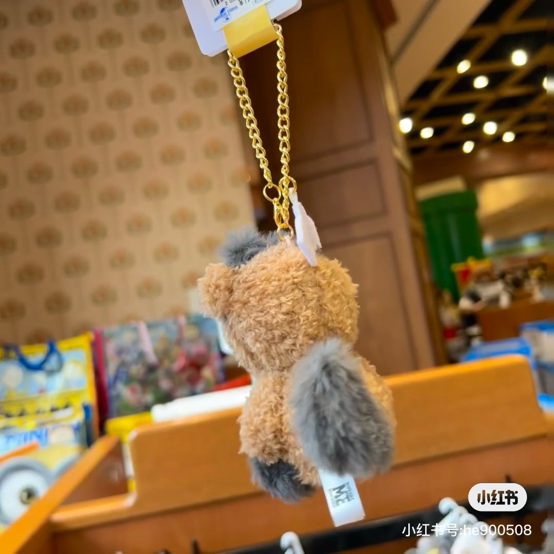 Tim熊| 超软毛茸茸小恶魔猫咪usj万圣节限定挂件/背后有毛茸茸长尾巴