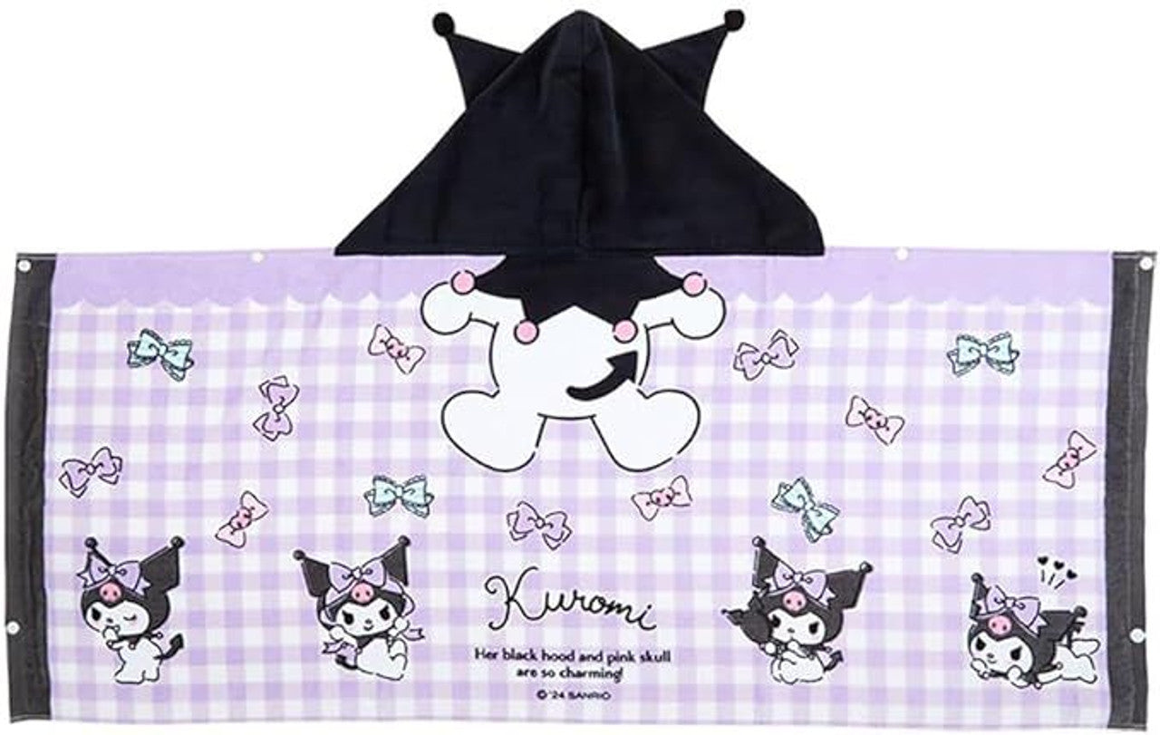 Sanrio|Hooded Towel|120×1×50cm approx.