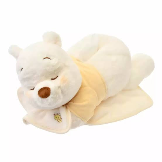Disney|Winnie the pooh小熊维尼白色噗噗限定趴趴纸巾盒|高さ約21×幅36×奥行き42(cm)