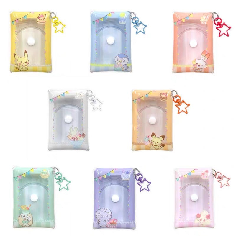 Pokemon|pokepeace甜点系列PVC卡包/痛包/照片包|约10 x 6.5 x 2 cm