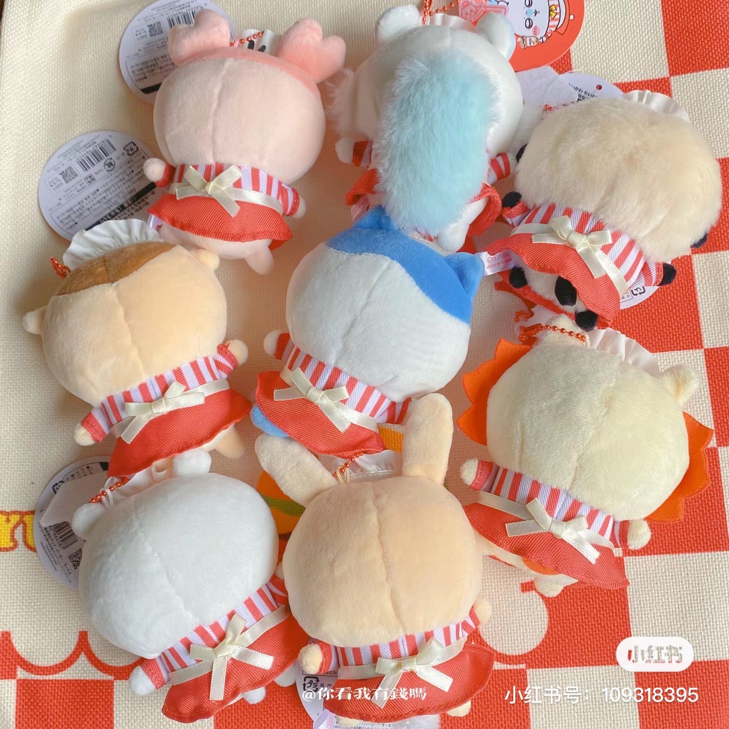 Chiikawa 吉伊卡哇|餐厅系列可爱挂件/包挂|約H120×W90×D50mm/limit one