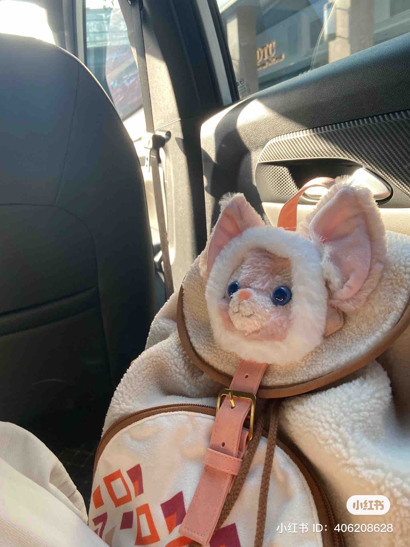 Disney SH|小小梦想家系列毛茸茸贝儿多功能双肩包/书包/大容量耐装