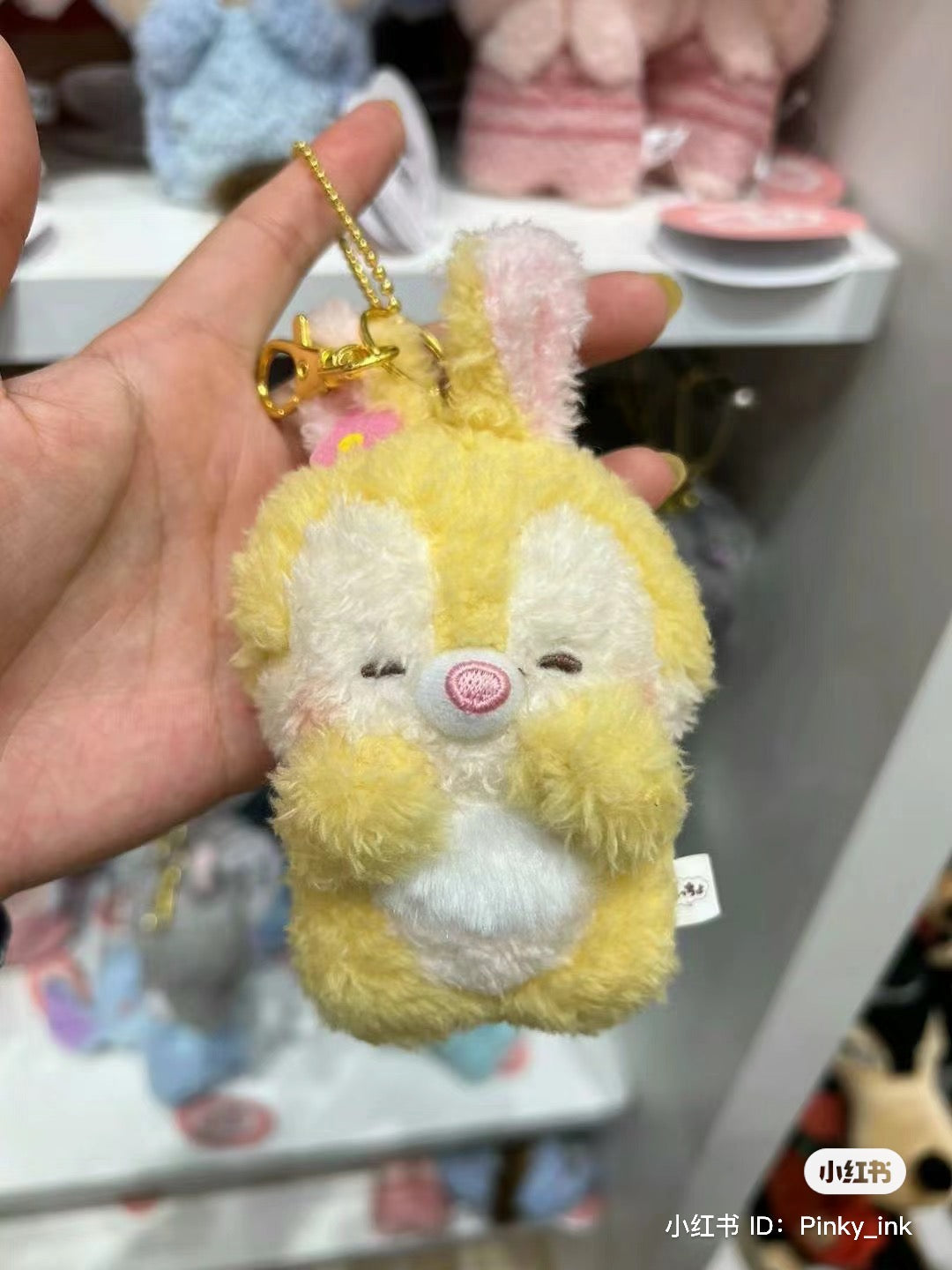 Disney|卷毛眯眯眼系列玩偶挂件|高さ約10.5×幅7.5×奥行き6(cm)