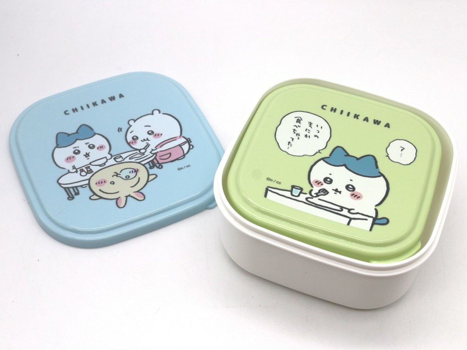 Chiikawa 吉伊卡哇|讨伐成功密封盒/便当盒/收纳盒/2个装|大550ml/小360ml