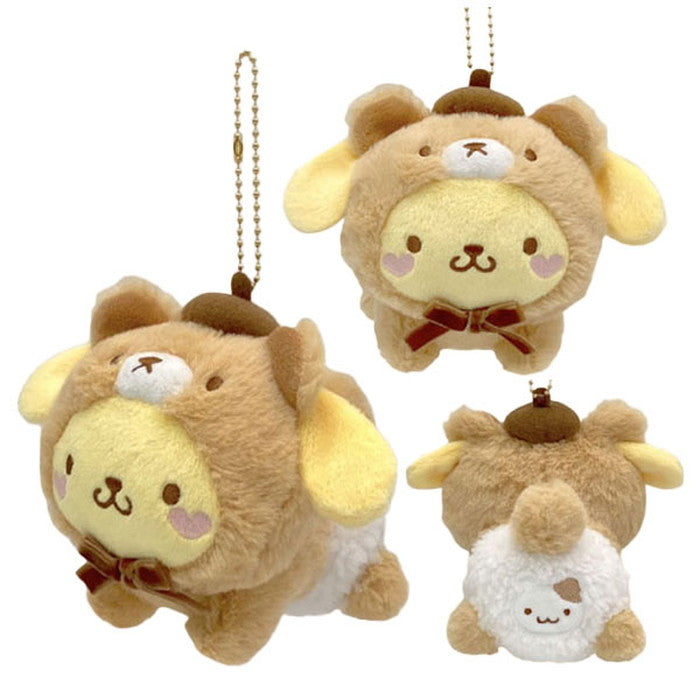 Sanrio|中之熊/熊熊限定可爱挂件/屁屁上还有图案超可爱|高约8.5cm