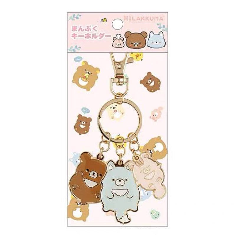 Rilakkuma轻松熊|San-X Triple Keychain / Let&