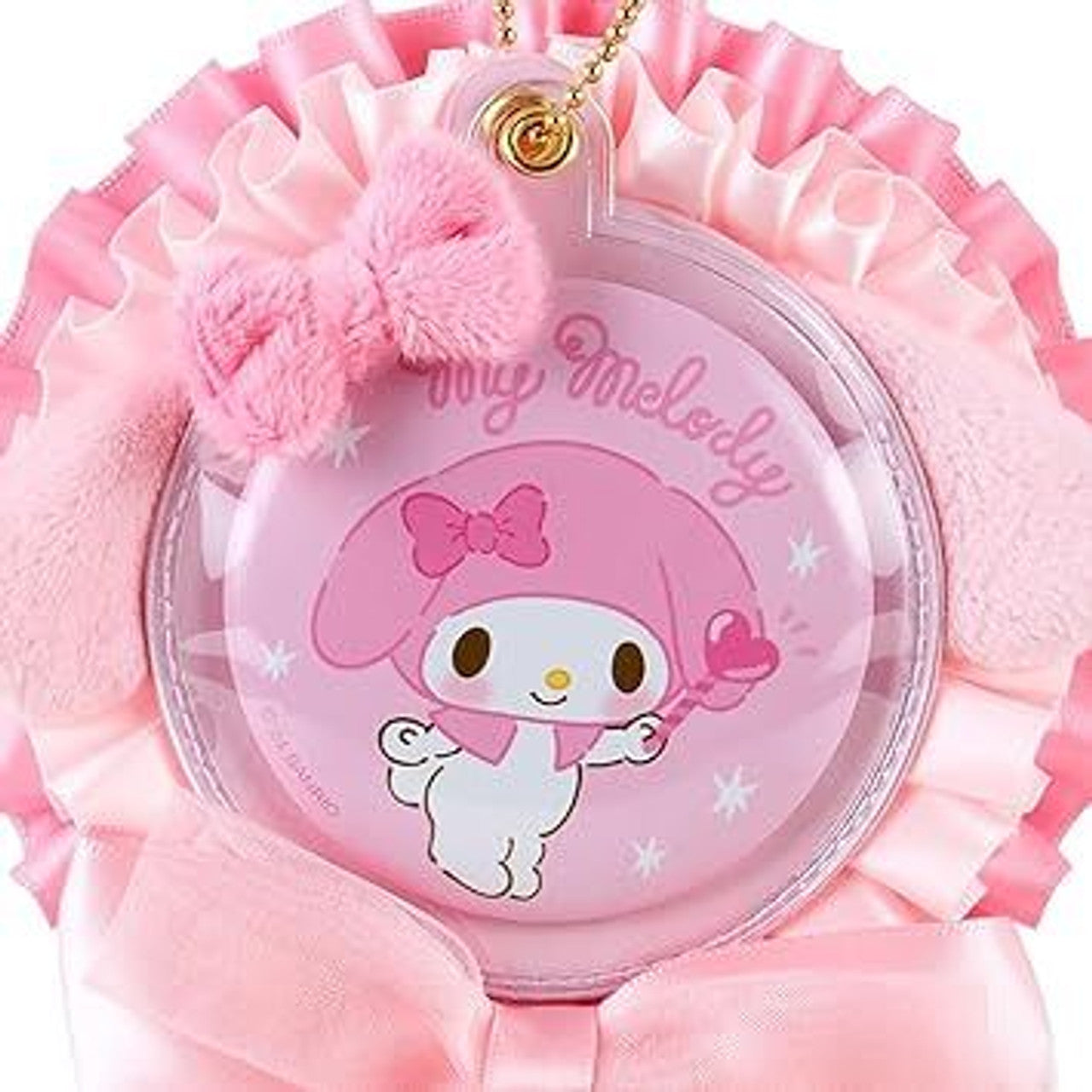 Sanrio|Rosette Cane Mascot Holder /Plush Keychain|11.5×3×17.5cm approx.