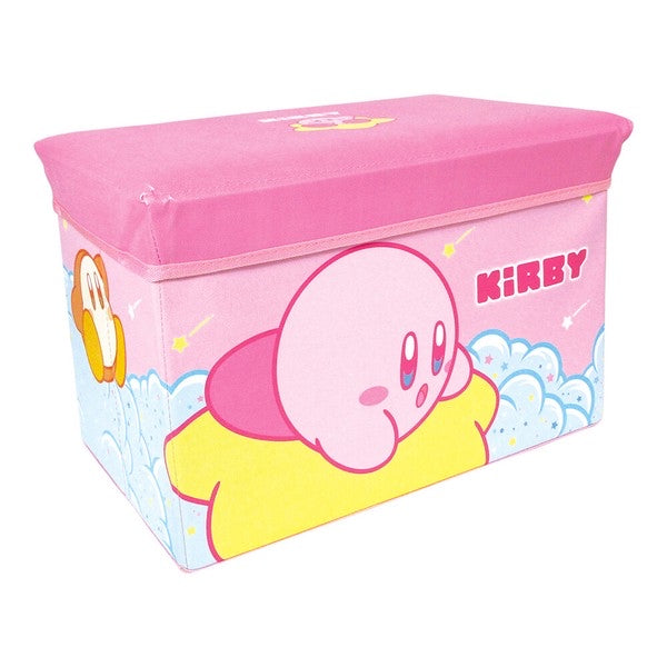 Kirby|可折叠式大容量收纳盒/储物盒/收纳凳/可坐设计/耐重约80kg|约31cm×48cm×31cm