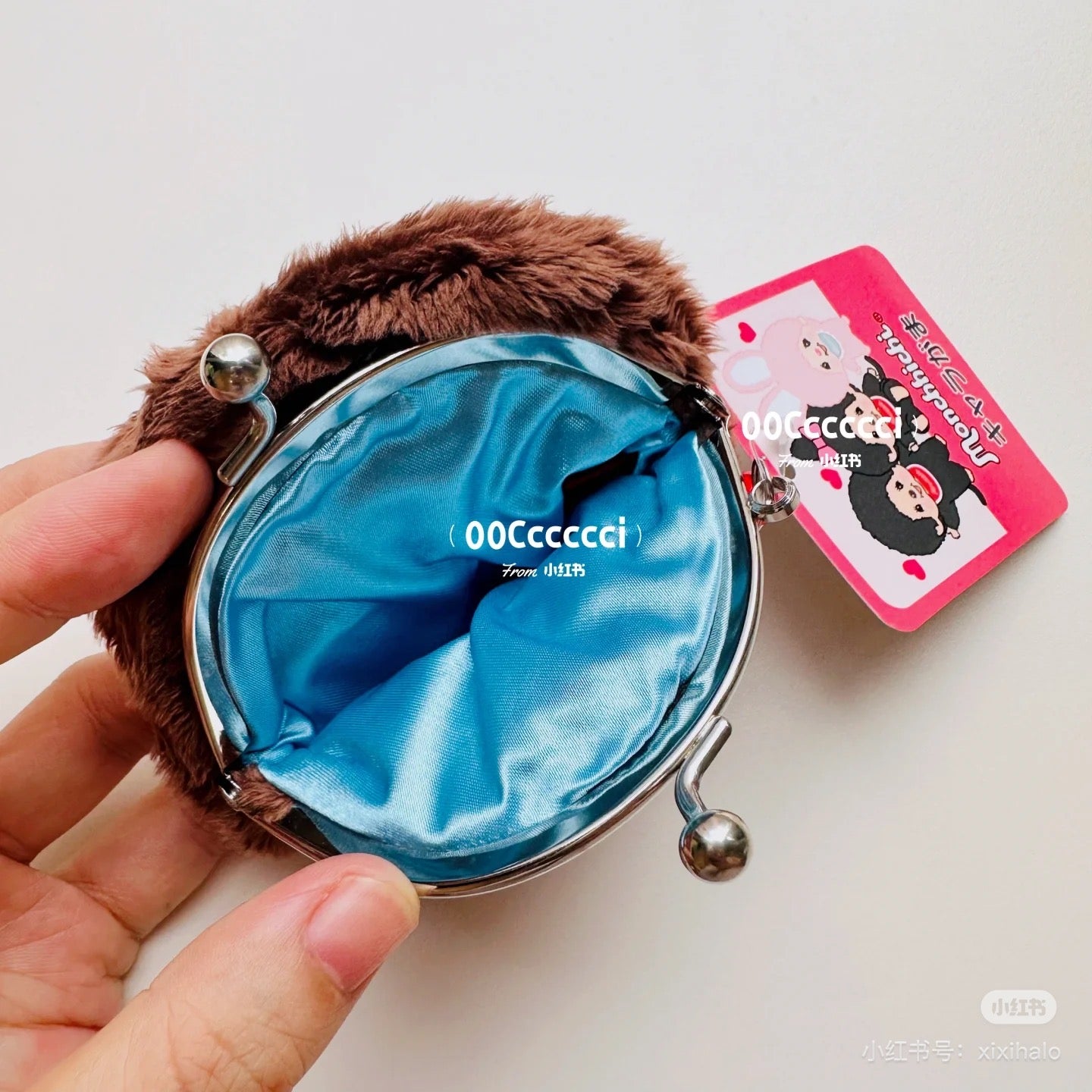 Monchhichi|Mascot Coin Case|H9.7 x W10 x D1.5cm approx.