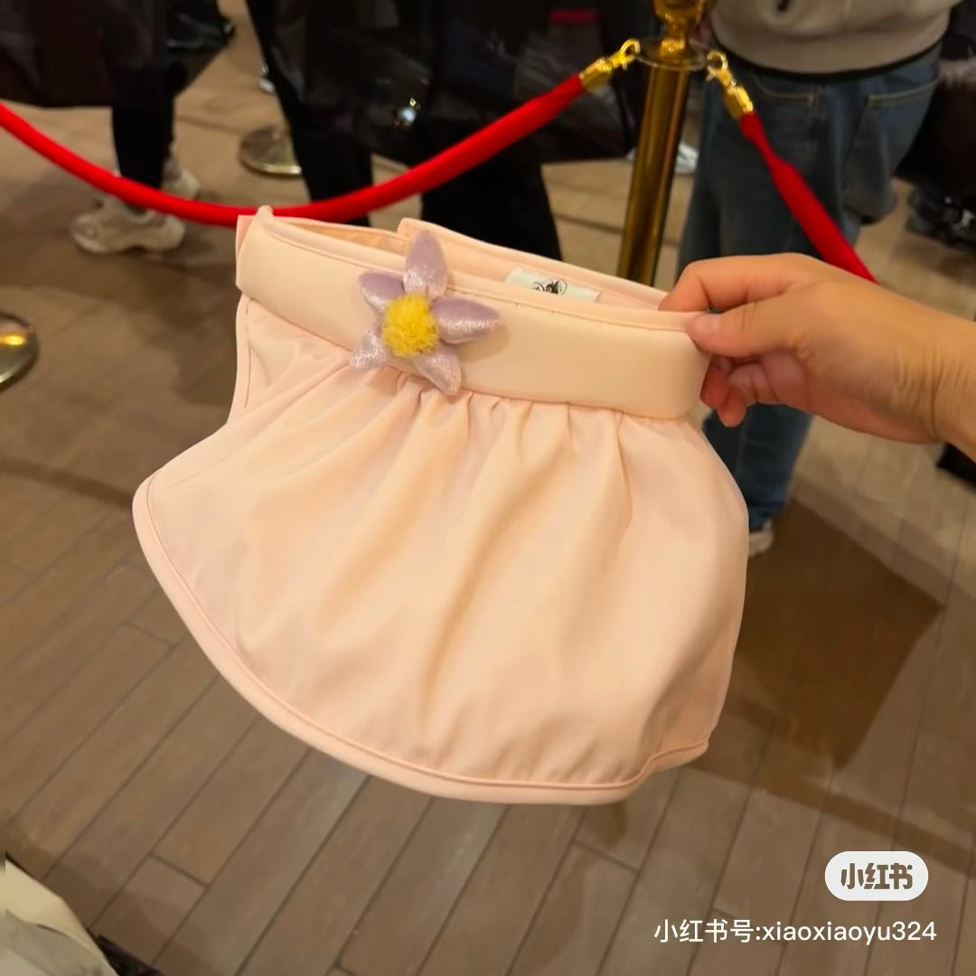 Disney SH|可爱角色刺绣图案夏天防晒贝壳遮阳帽