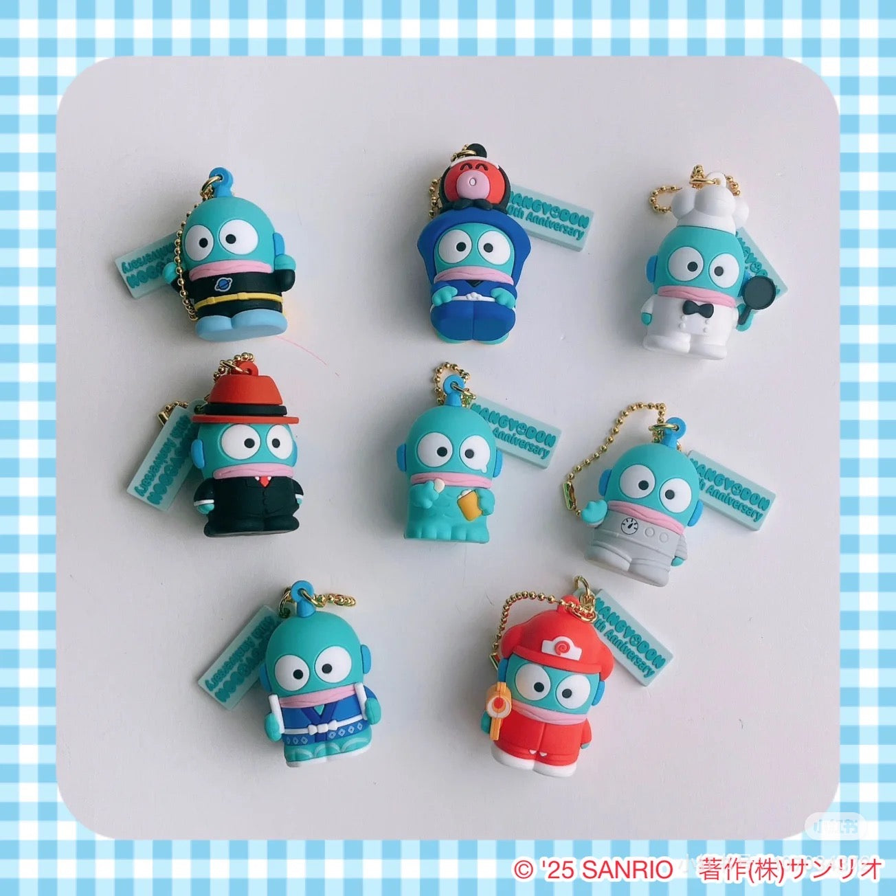 Sanrio|Hangyodon 40th Anniversary chibittomo Keychain Blind Box/All 8 types|1pcs