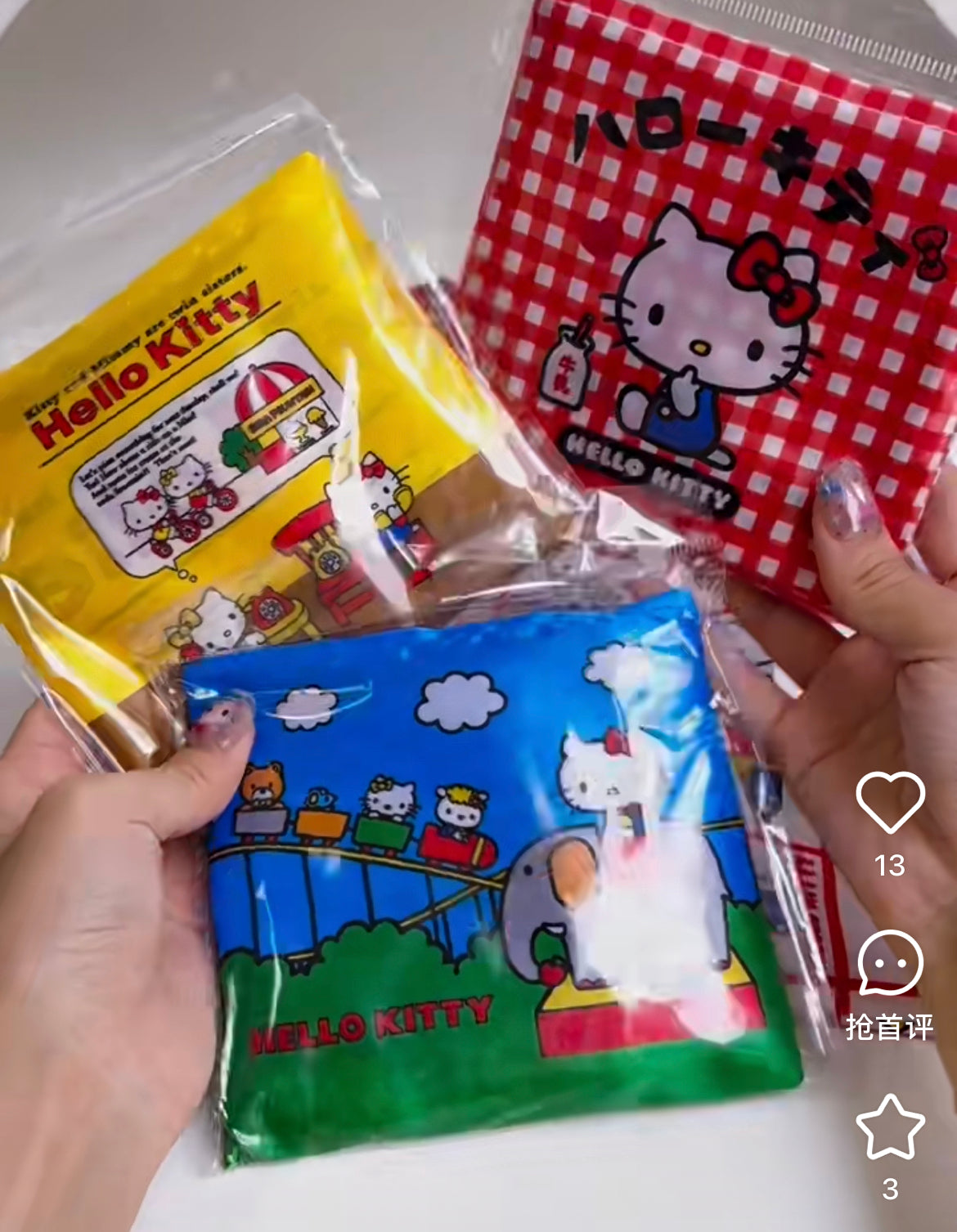 Sanrio|Mni Eco Bag with storage pouch|H420 x W270mm approx.