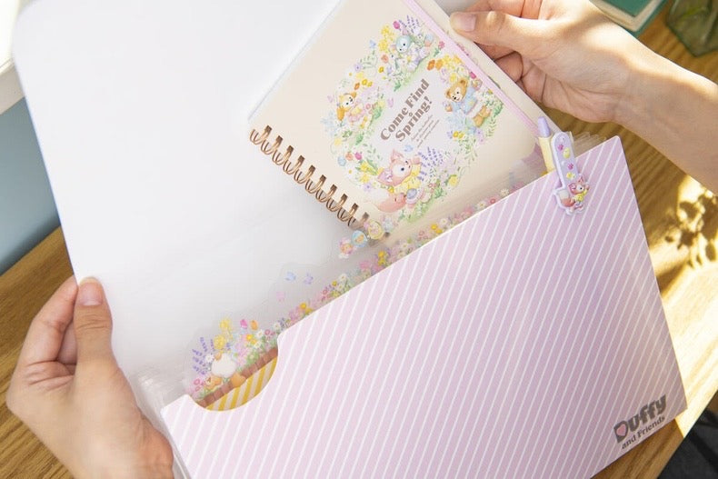 Disney迪士尼|2024东迪春日复活节限定多卡位文件夹/图案内页/图案书签|約纵24×奥行3×横さ32cm