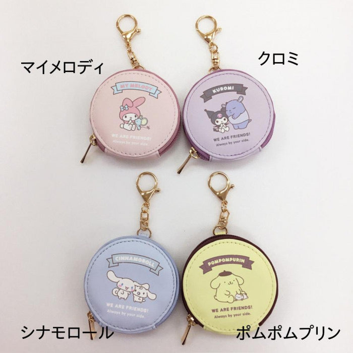 Sanrio|Round Mini Pouch|80×25mm approx.