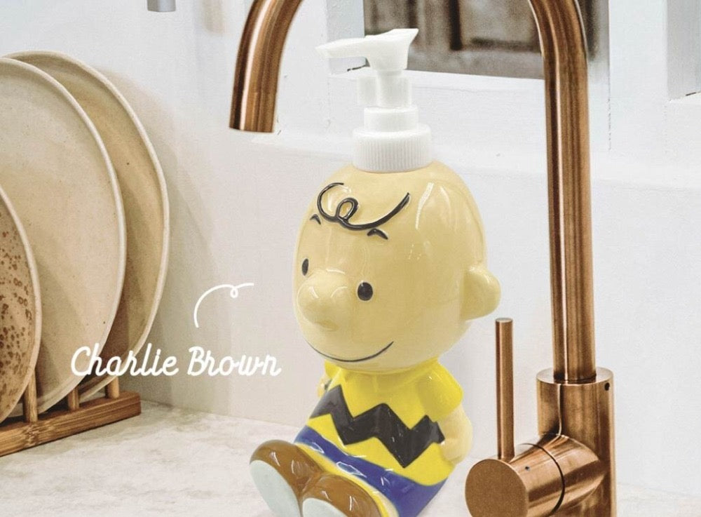 Snoopy|史努比&查理布朗陶瓷洗手液分装瓶|史努比500ml/查理布朗430ml