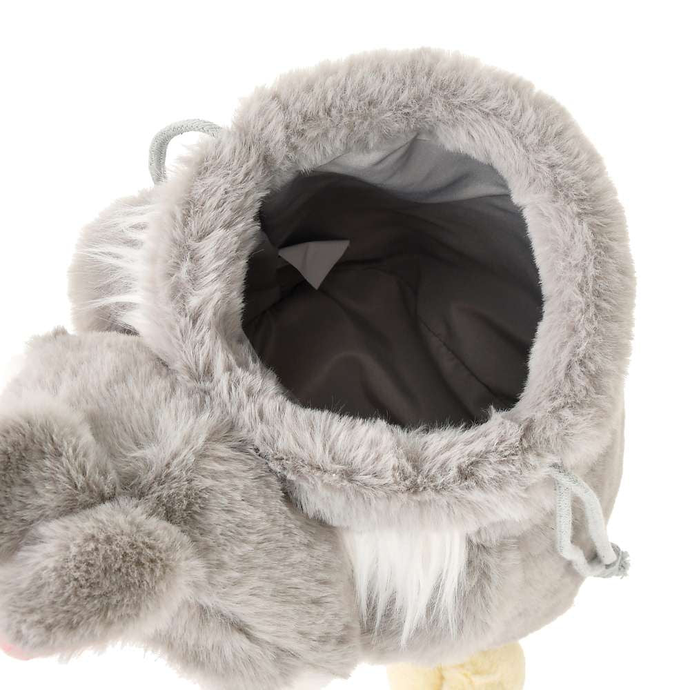 Disney迪士尼|Fluffy超柔软可爱桑普公仔式大巾着包/抽绳包/防水内里|約高さ27×幅23×奥行き20(cm)