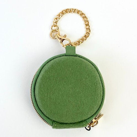 Miffy米菲|毛毡质地刺绣图案零钱包/收纳包/挂包|约7.5cm×7.5cm×2.7cm