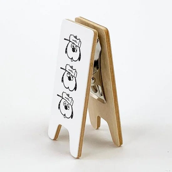 Snoopy|小公告牌备忘夹/文件夹/Memo Stand/正反不同图案|约3cm×7cm×3cm