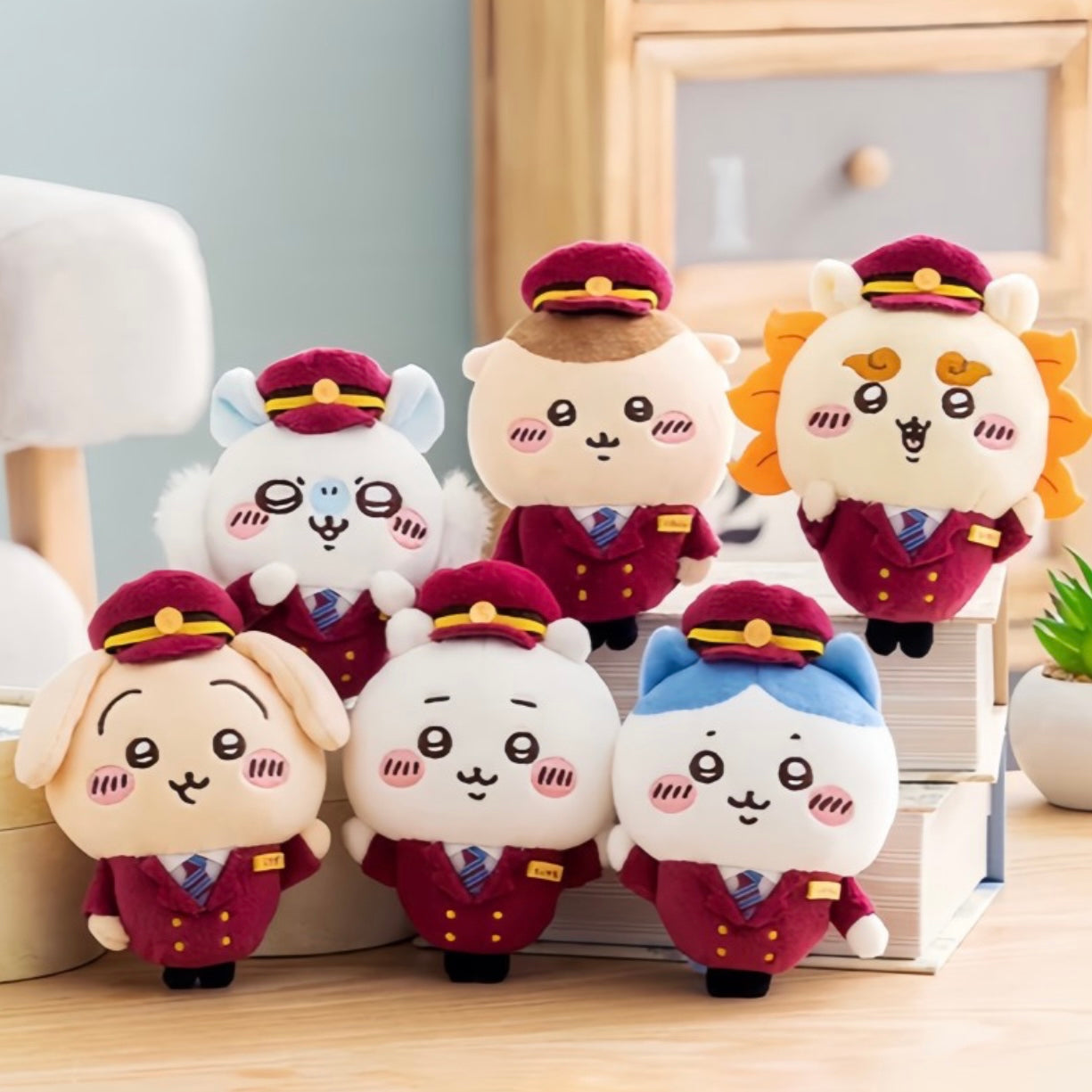 Chiikawa 吉伊卡哇|阪急电车限定站长/列车长小八挂件/包挂