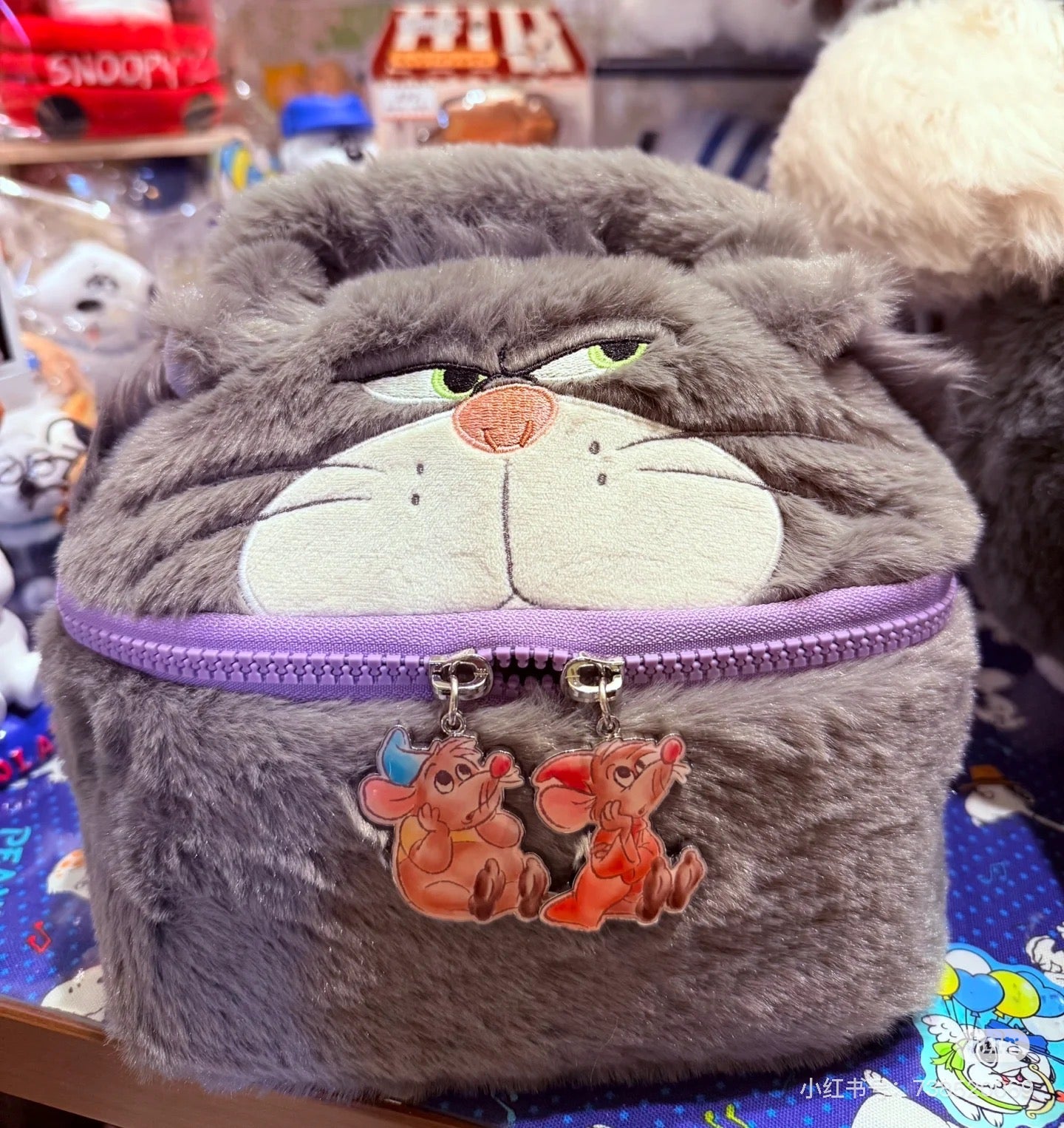 Disney|Lucifer, Jack & Gus Vanity Pouch DISNEY CAT DAY 2025|16cm x 21cm x 13cm approx.