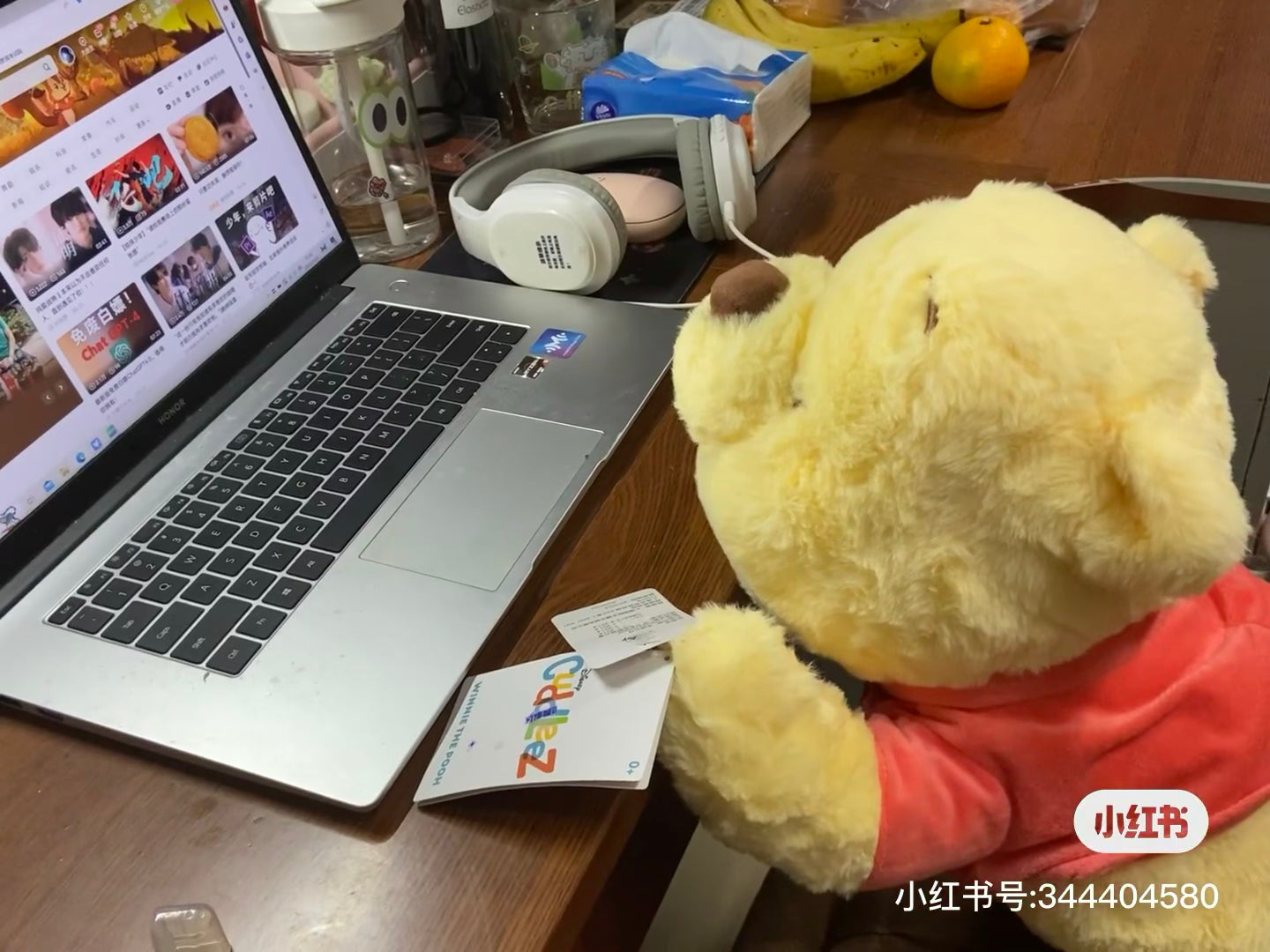 Disney SH|winnie the pooh趴趴fluffy维尼玩偶/公仔