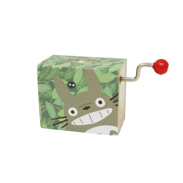 My neighbor totoro|Ghibli Hand Crank Music Box - My Neighbor Totoro / Green吉卜力宫崎骏《龙猫》绿叶手摇音乐盒| 约4.1×4.9×2.9cm