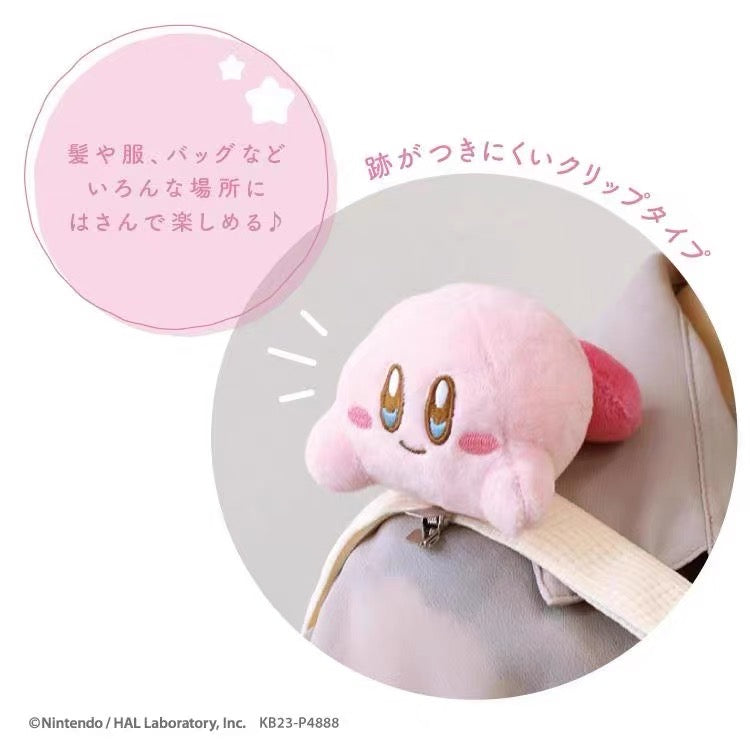 Kirby星之卡比|超可爱星之卡比趴趴毛绒玩偶金属发夹