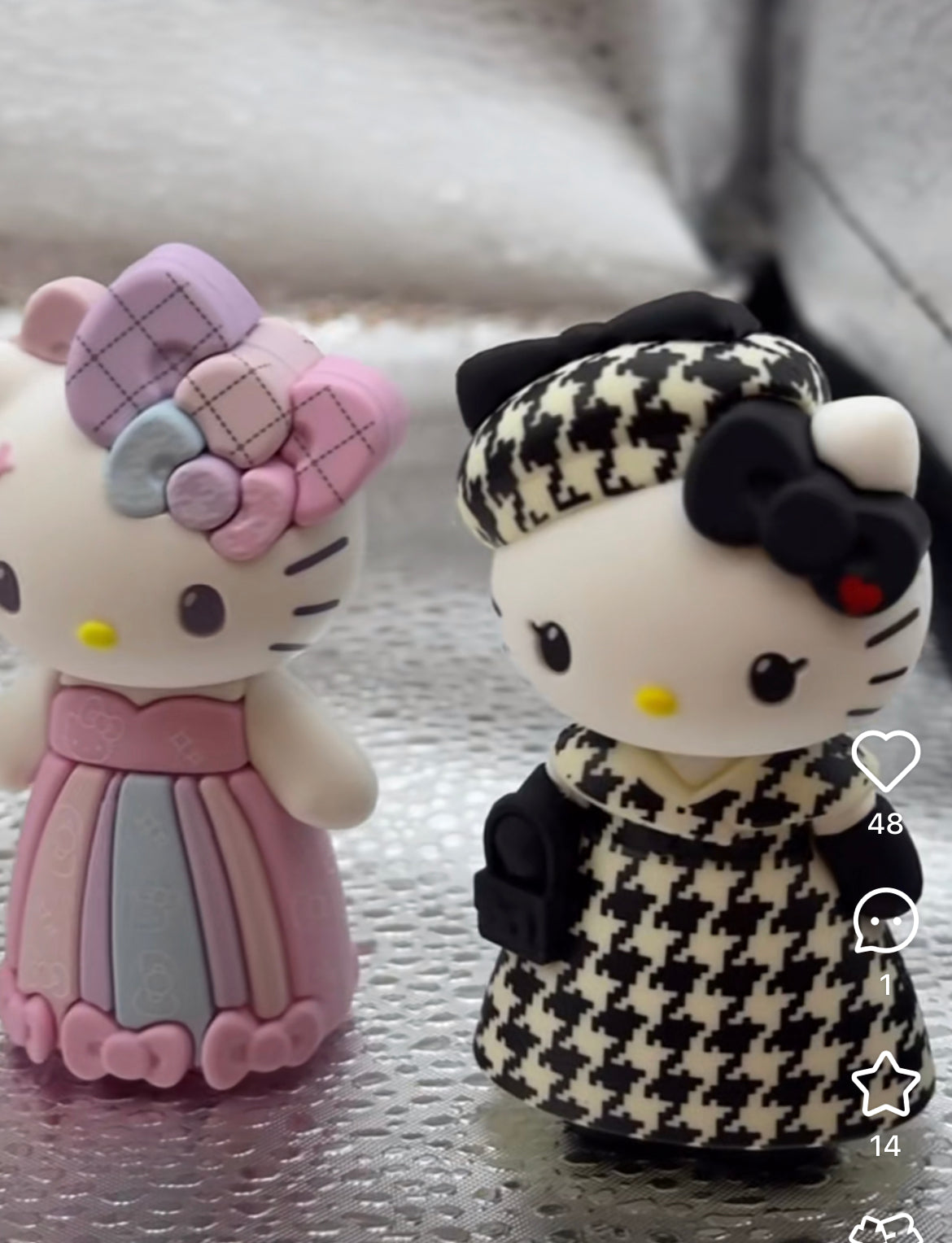 Hello Kitty|Monochrome Girly Twin Coordinate Birthday Doll mystery bag/blind box/All 8 types|1pcs