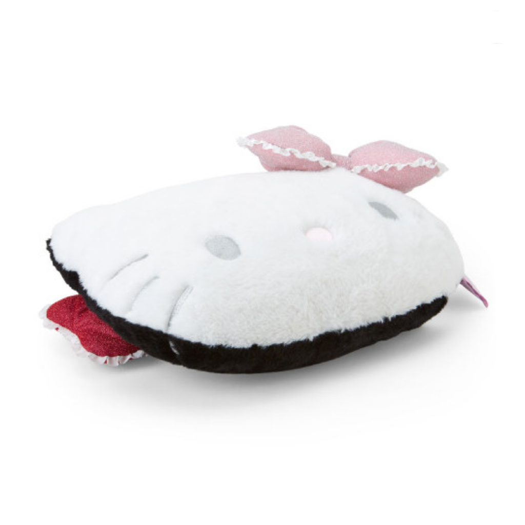 Hello kitty凯蒂猫|Sanrio Original Face-shaped Cushion - Hello Kitty / Angel and Little Devil天使恶魔双面大脸抱枕|约43×18×30cm