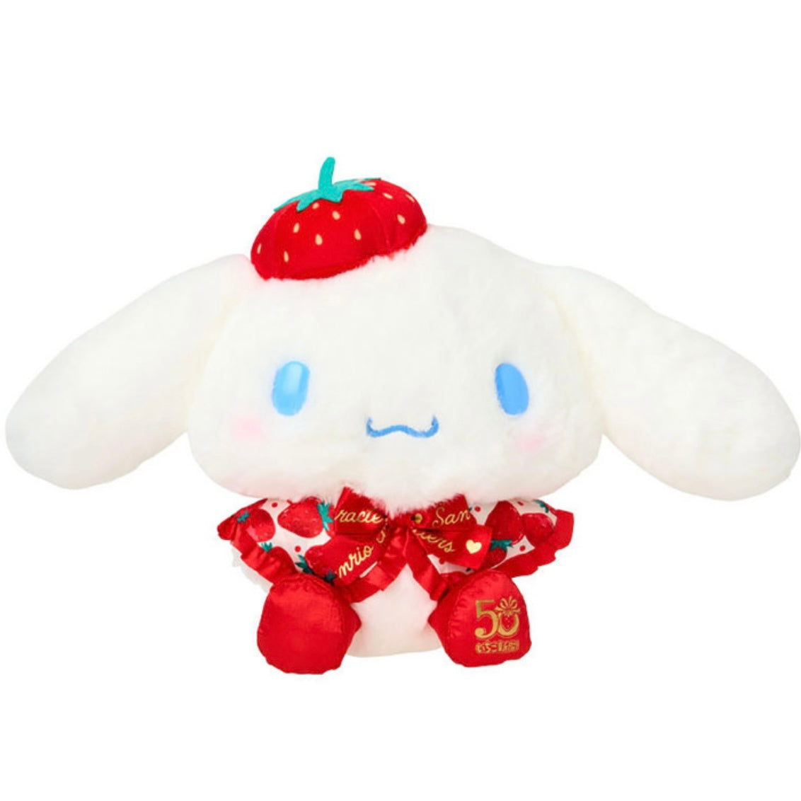 Sanrio|Ichigo Shimbun 50th Anniversary Plush Dolls/Plush Toy|W16.5 x D12.5 x H20.5cm approx.